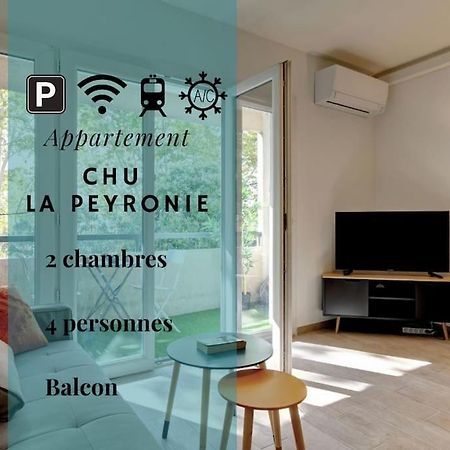 028- Chu Hopital, Appart 2Chambres, Parking, Tram Монпелие Екстериор снимка