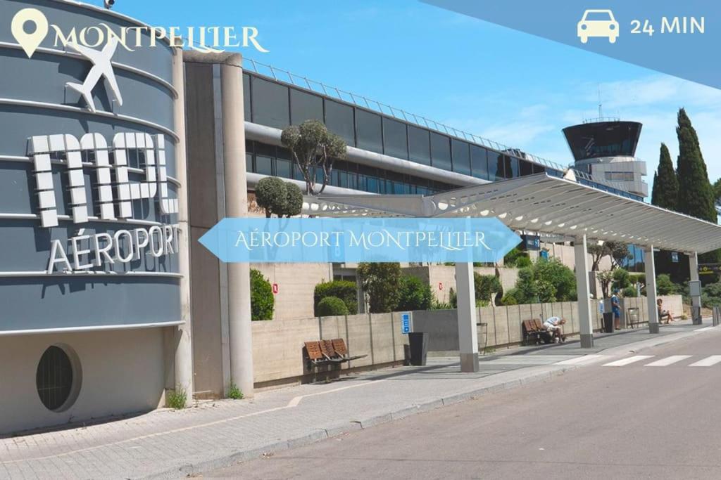 028- Chu Hopital, Appart 2Chambres, Parking, Tram Монпелие Екстериор снимка